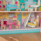Dollhouse with Furniture for kids 71 x 60 x 33 cm (Model 4)