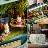 Box Theatre Dollhouse Furniture Miniature, 1:24 Dollhouse Kit for Kids (Countryside Notes)