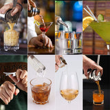 VIKUS Steel Shaker Cocktail Bar Set Kit with 13 Pieces Bar Utensils