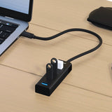 mbeat USB-C to 4-Port 3.0 Hub - Black