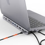 mbeat 11-in-1 Multiport USB-C Dock with HDMI, DisplayPort & VGA