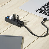 mbeat 4-Port USB 3.0 Hub - Black