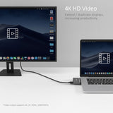 mbeat Essential Pro 5-in-1 USB- C Hub ( 4K HDMI Video, USB-C PD Pass Through Charging, USB 3.0 x 2, USB-C x 1)