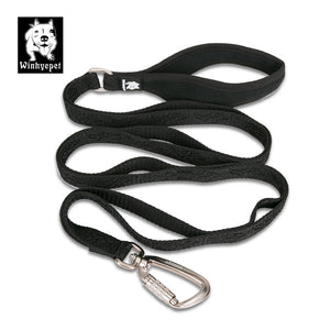 Whinyepet leash black - L