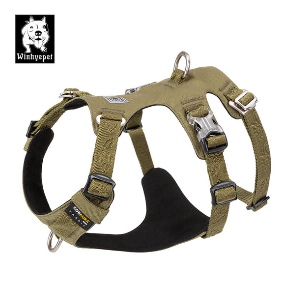 Whinhyepet Harness Army Green XS