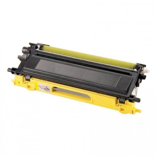 Compatible Premium TN255Y  High Capacity Yellow Toner  - for use in Brother Printers