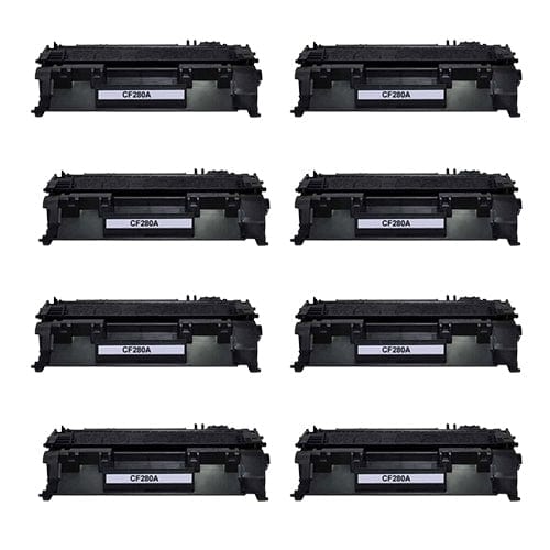 Compatible Premium 8 x  80A  Toner Cartridge CF280A - for use in HP Printers