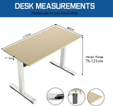 Sardine sport C2 WalkingPad WITH Electric Standing Desk (Oak desk + White walkingpad)
