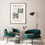 70cmx100cm Henri Matisse Black Frame Canvas Wall Art