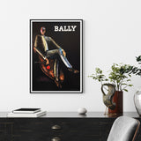 50cmx70cm Bally Man & Woman 2 Sets Black Frame Canvas Wall Art