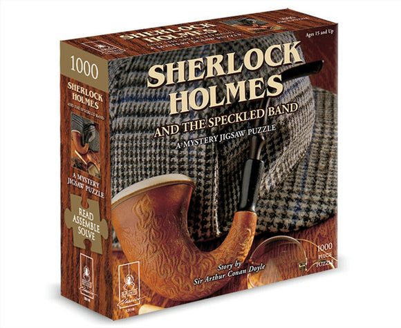 Sherlock Holmes With Book - 1000 Piece Puzzle