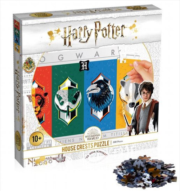 Harry Potter - House Crests 500 Piece Puzzle