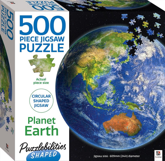 Puzzlebilities Shaped 500 Piece Jigsaw - Planet Earth