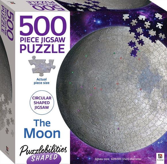 Puzzlebilities Shaped 500 Piece Jigsaw: The Moon