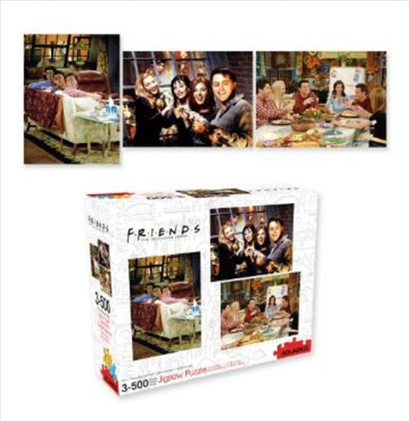 Friends 500pc x 3 Puzzle Set
