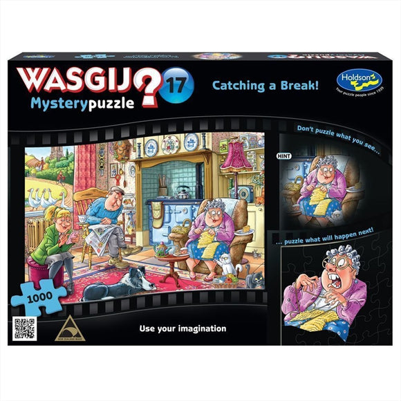 Wasgij Mystery 17 Catching a Break! 1000 Piece Puzzle