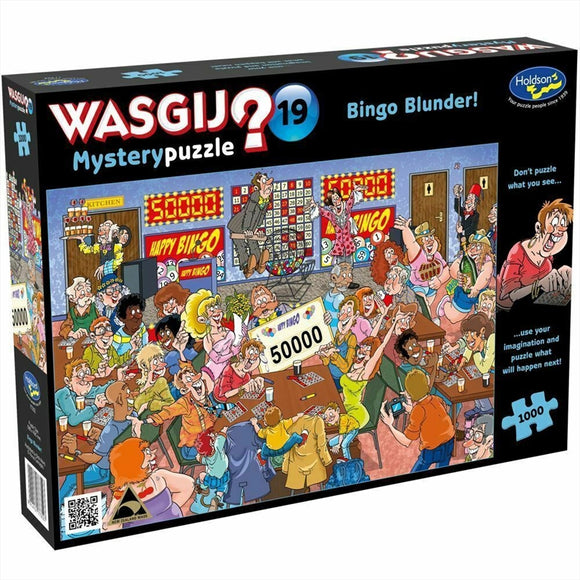 Wasgij  Puzzle 1000 Piece - Mystery 19 - Bingo Blunder