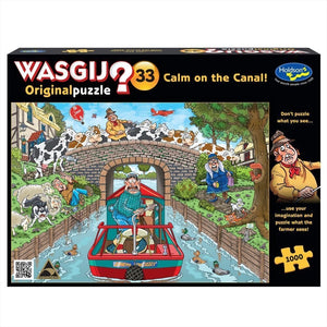 Wasgij 1000 Piece Puzzle - Original 33 Calm on the Canal