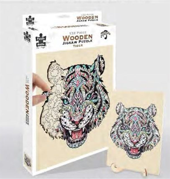 Tiger 132 Piece Wooden Puzzle