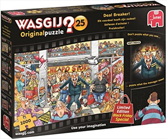 Wasgij 1000 Piece Puzzle - Original Deal Breaker