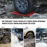 X-BULL 4WD Recovery Tracks Boards Sand Truck Mud Gen3.0/ Tyre Tyre Deflator