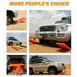 X-BULL KIT2 Recovery tracks 6pcs Board Traction Sand trucks strap mounting 4x4 Sand Snow Car ORANGE