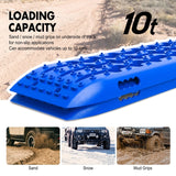 X-BULL KIT2 Recovery tracks kit Board Traction Sand trucks strap mounting 4x4 Sand Snow Car blue 6pcs