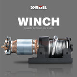X-BULL 3000LBS Electric Winch Steel Wire Cable 12V Boat ATV UTV Winch Trailer 4 Units