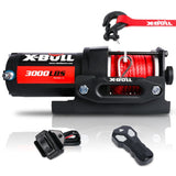 X-BULL 4X4 Electric Winch 12V Wireless 3000lbs/1360kg Synthetic Rope BOAT ATV 4WD