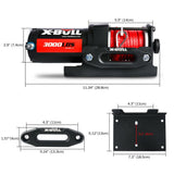 X-BULL 4X4 Electric Winch 12V Wireless 3000lbs/1360kg Synthetic Rope BOAT ATV 4WD