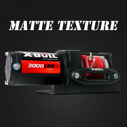 X-BULL 4X4 Electric Winch 12V Wireless 3000lbs/1360kg Synthetic Rope BOAT ATV 4WD