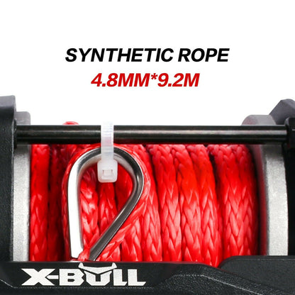 X-BULL 4X4 Electric Winch 12V Wireless 3000lbs/1360kg Synthetic Rope BOAT ATV 4WD