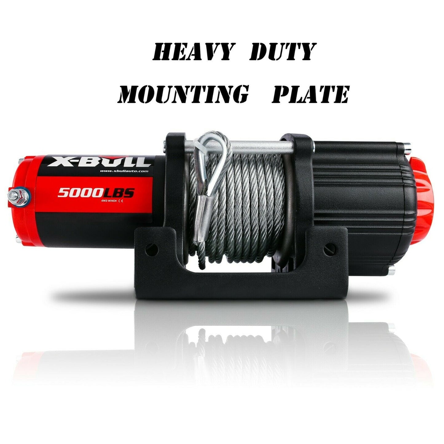 X-BULL 4X4 Electric Winch 12V 5000LBS Wireless 15.2M Steel Cable ATV UTV 4WD Boat