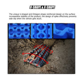 X-BULL Recovery tracks Sand tracks KIT Carry bag mounting pin Sand/Snow/Mud 10T 4WD-BLUE Gen3.0