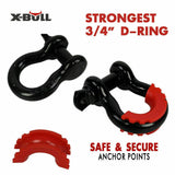 X-BULL 4X4 Winch Recovery Kit 11PCS 4WD 4x4 Pack Off Road Snatch Strap Essential