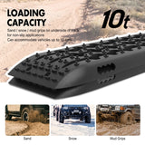 X-BULL Recovery Tracks Sand Track Mud Snow 1 pair Gen 2.0 Accessory 4WD 4X4 - Black