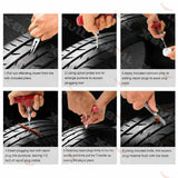 X-BULL 100PCS Tire Repair Kit Tyre Puncture Motorcycle Tubeless Auto Vehicle 4x4