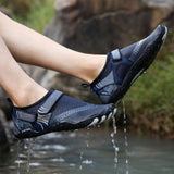 Men Women Water Shoes Barefoot Quick Dry Aqua Shoes - Blue Size EU36=US3.5