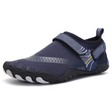 Men Women Water Shoes Barefoot Quick Dry Aqua Shoes - Blue Size EU41 = US7.5
