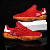 Men's Sneakers Barefoot Lightweight Shoes(Red Size US11=US45 )