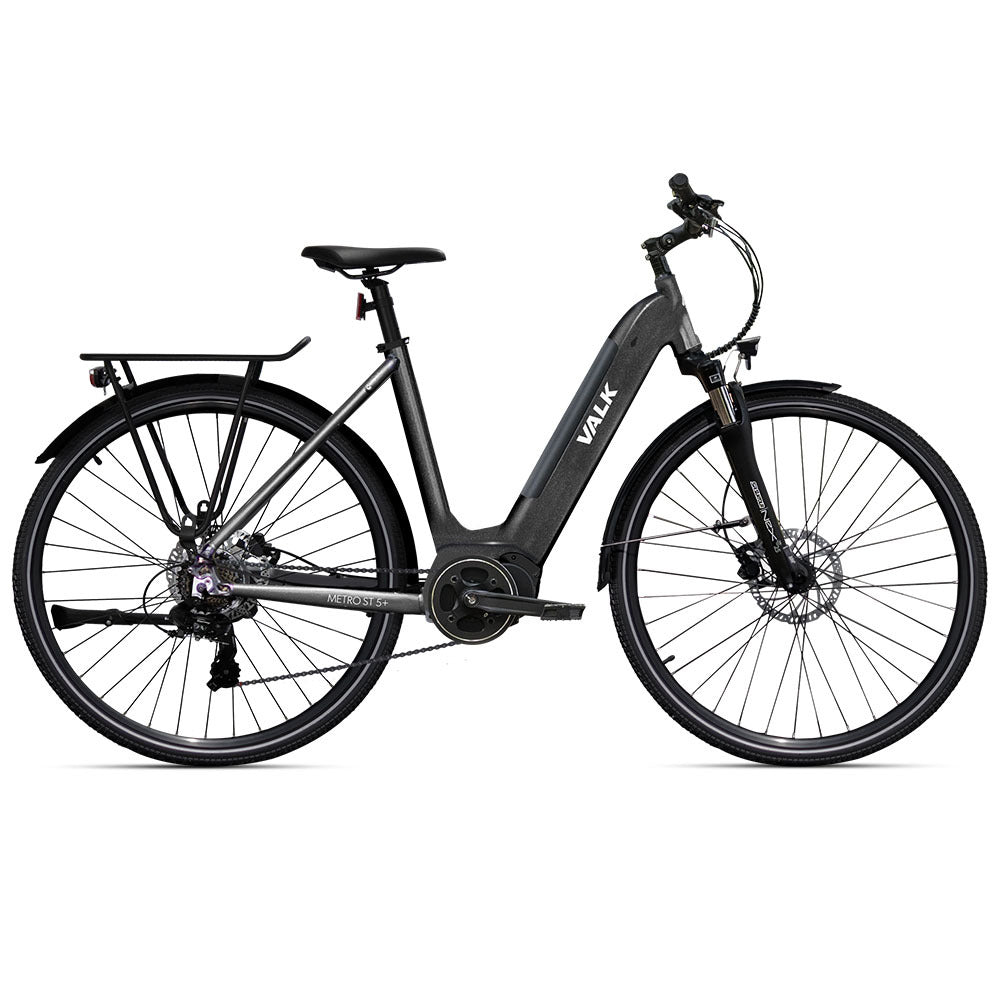 Electric Bicycle Valk Metro ST 5 Mid-Drive  Dark Grey Speed 25km Hour