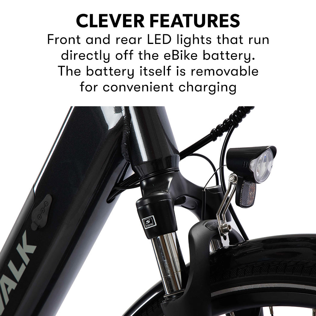 Electric Bicycle Valk Metro ST 5 Mid-Drive  Dark Grey Speed 25km Hour