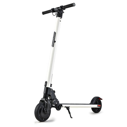 ALPHA Peak Electric Scooter 300W Power Up to 25km/h Adult Teens E-Scooter Easy Fold, White

Ride smoothly with the ALPHA Peak Electric Scooter. With its powerful 300W motor, reach speeds up to 25km/h. Perfect for adults and teens, this e-scooter is easy to fold for convenient storage and transport. Choose the sleek white design for a stylish ride.
