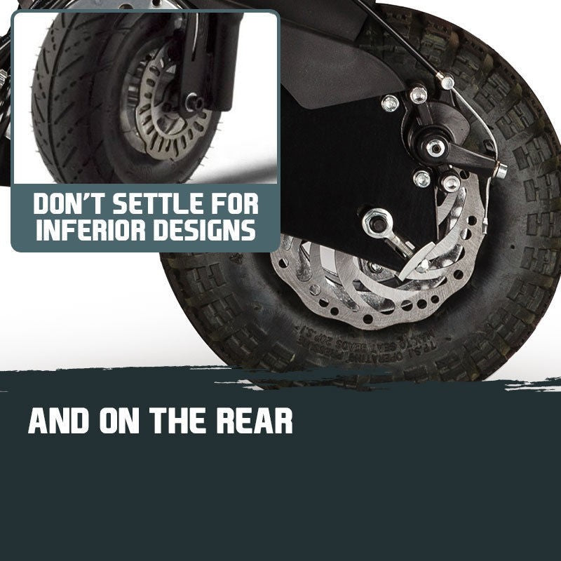 BULLET Stealth 1-6 1000W Electric Scooter 48V - Turbo w/ LED