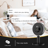 Optics INDOOR1 2K Ultra HD Indoor Camera Alexa and Google Assistant.