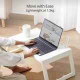 EKKIO Multifunction Laptop Bed Desk (White)