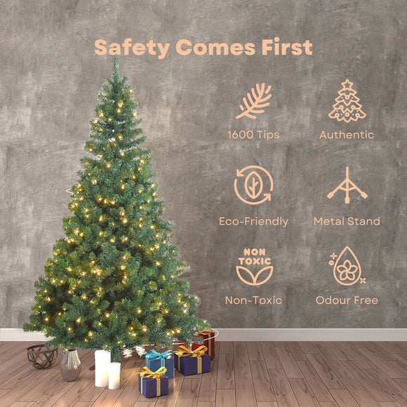 Festiss 2.4m Christmas Trees With Warm LED FS-TREE-05