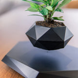 Magnetic Levitating Plant Pot Black