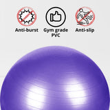 VERPEAK Yoga Ball 85cm (Purple) FT-YB-110-SD / FT-YB-110-ZM