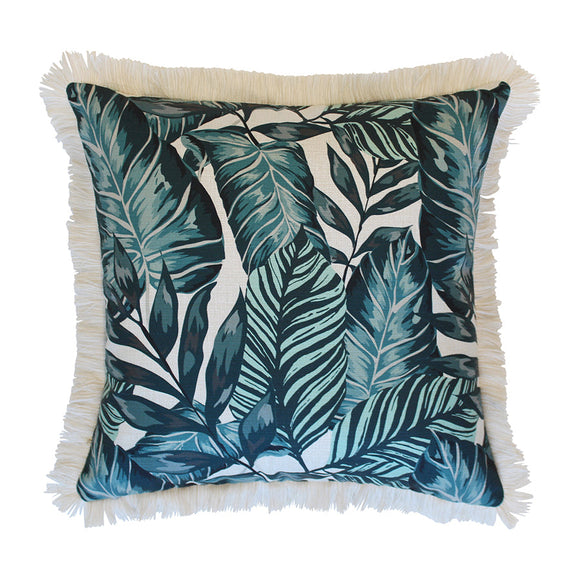 Cushion Cover-Coastal Fringe Natural-Atoll-45cm x 45cm